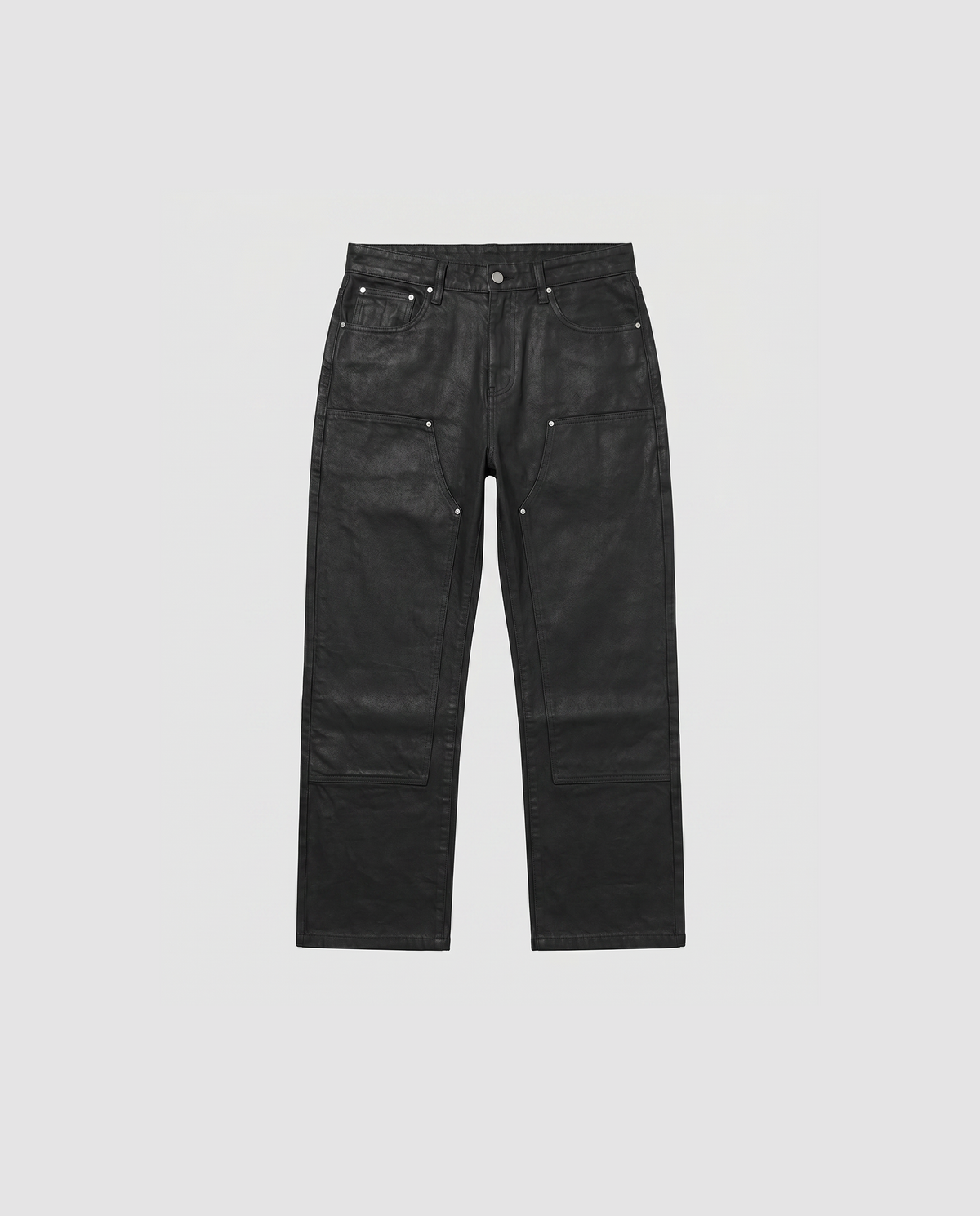BLACK CARPENTER WAXED DENIM