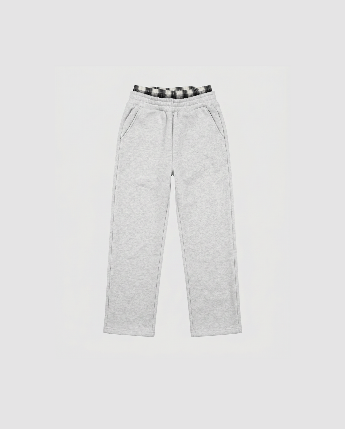 GREY DOUBLE-WAIST JOGGER