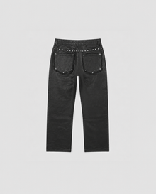 BLACK CARPENTER WAXED DENIM