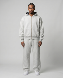 GREY DOUBLE-WAIST JOGGER