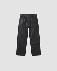 BLACK WAXED DENIM