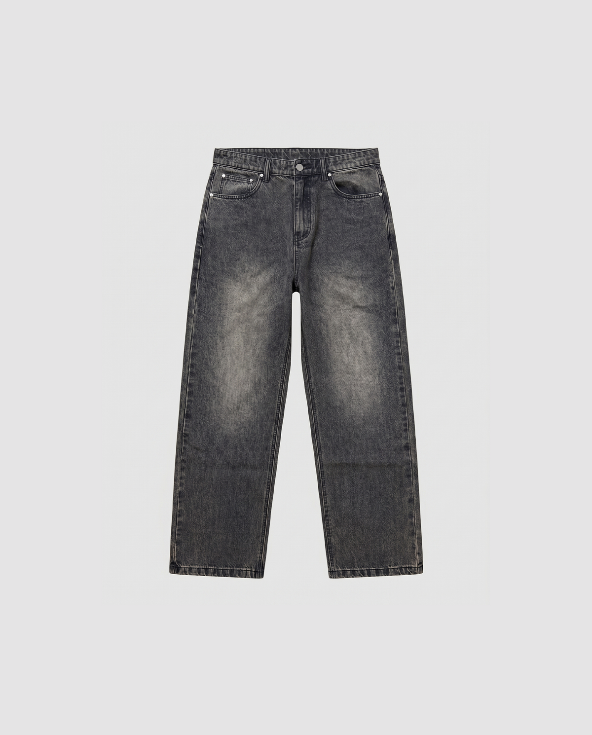 BROWN BUTTON DENIM