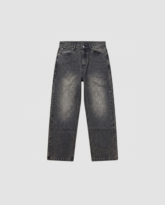 BROWN BUTTON DENIM