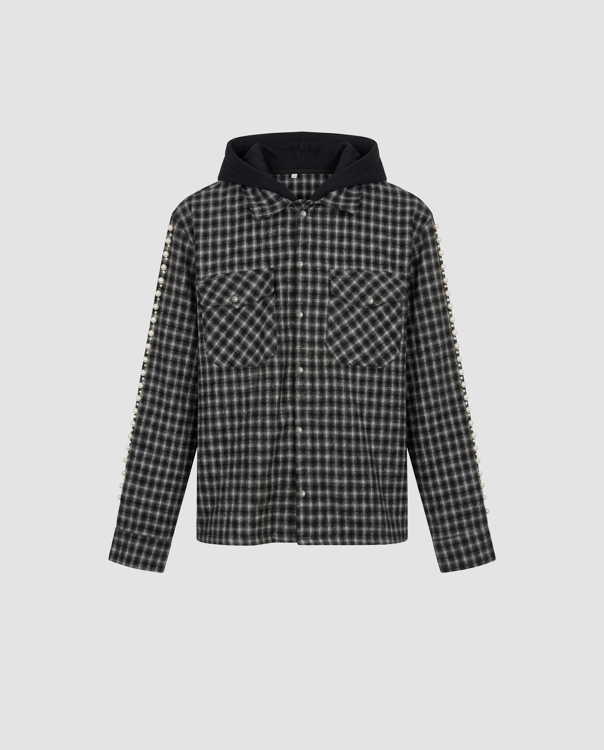 BLACK PEARL FLANNEL-ZIP