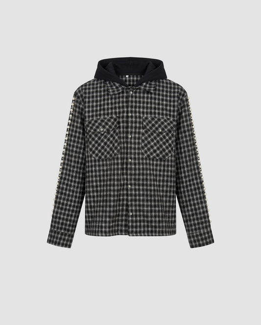 BLACK PEARL FLANNEL-ZIP