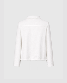 WHITE TWEED FLANNEL