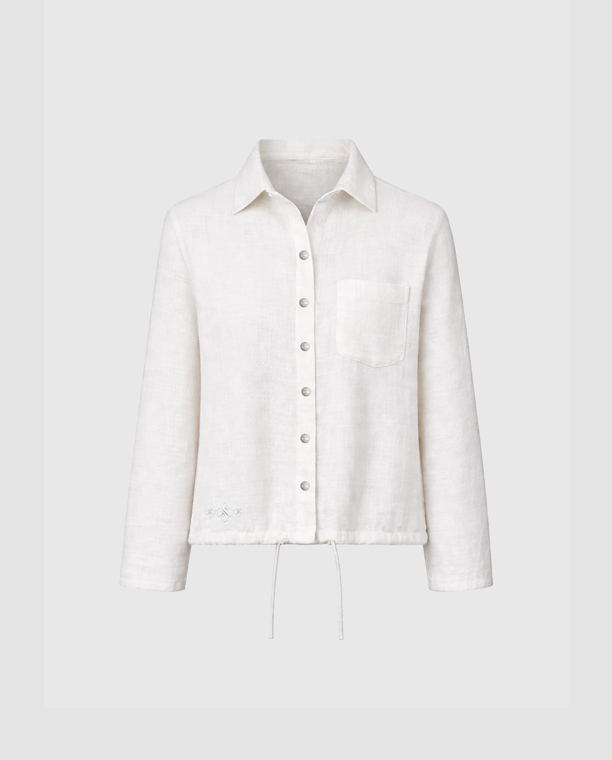 WHITE TWEED FLANNEL