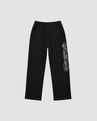 BLACK EMBROIDERY JOGGER