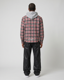BLACK WAXED DENIM