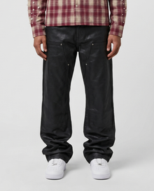 BLACK CARPENTER WAXED DENIM