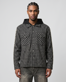 BLACK PEARL FLANNEL-ZIP
