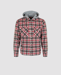 RED PEARL FLANNEL-ZIP