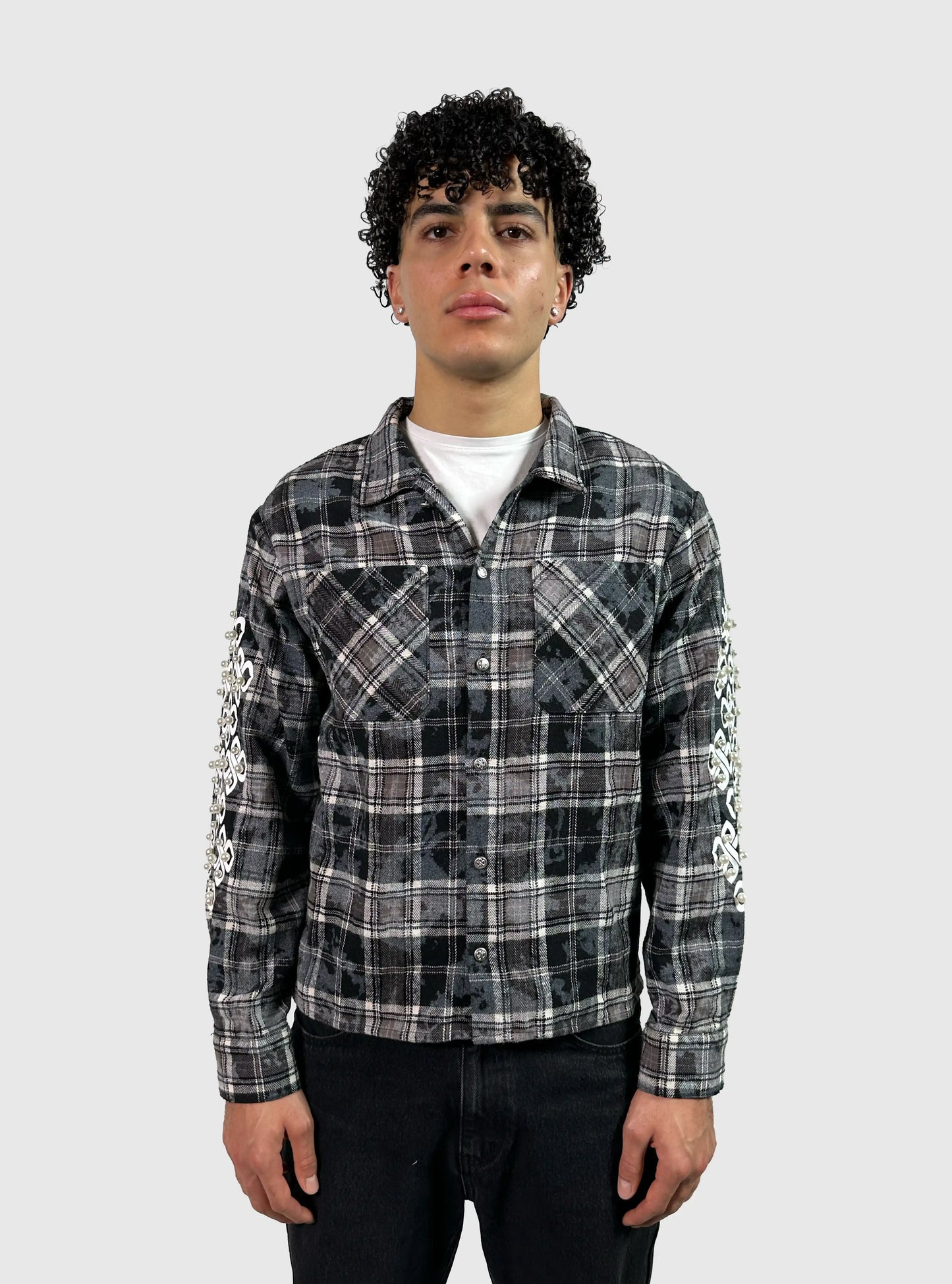 PEARL WASHED FLANNEL DARK