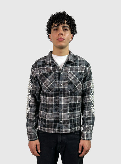 PEARL WASHED FLANNEL DARK